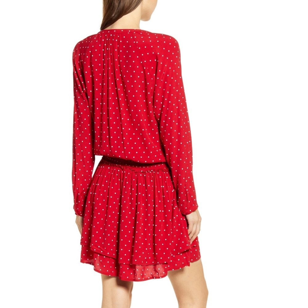 NWT RAILS Polka Dot Blouson Dress, S - Picture 3 of 15